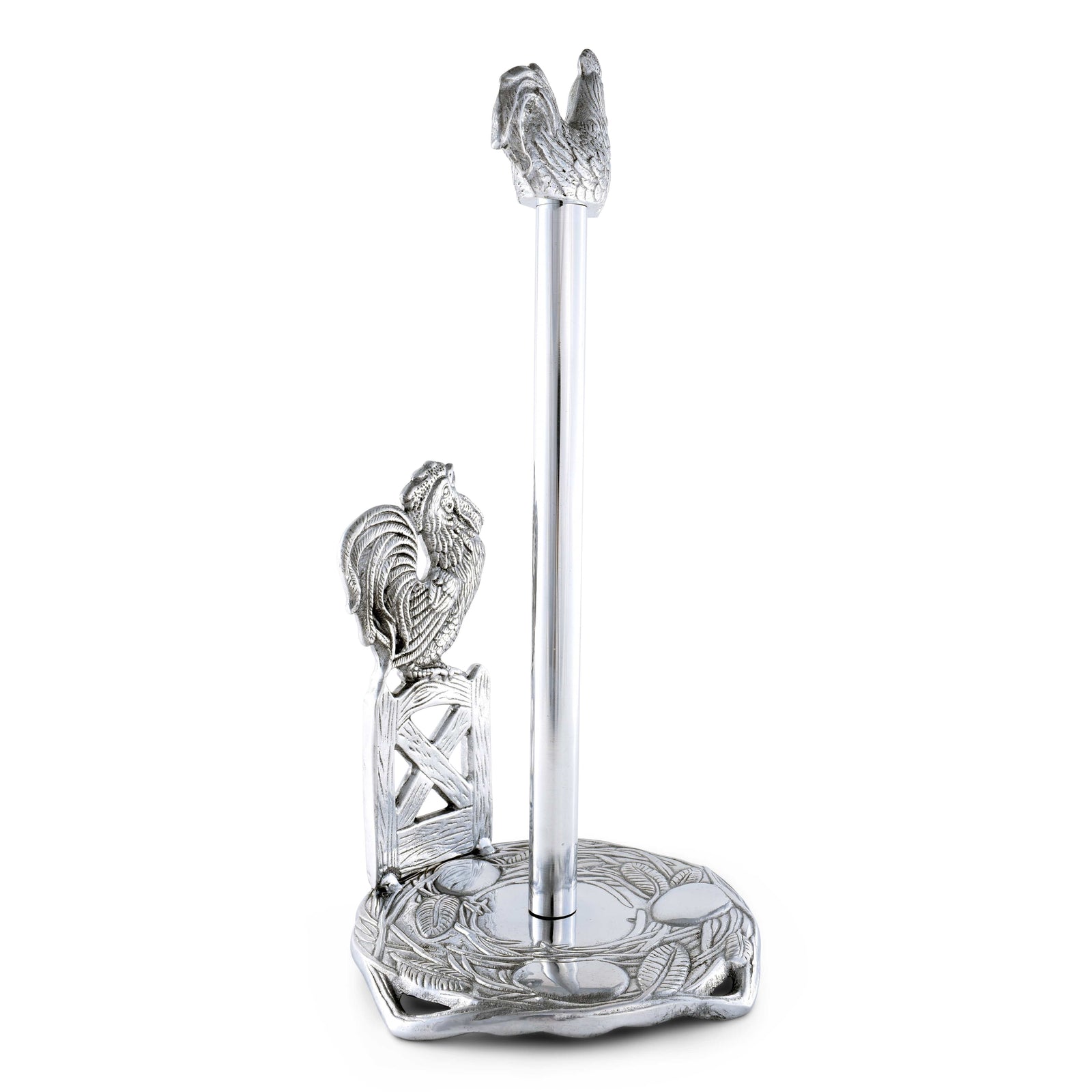 Arthur Court Western Frontier Rooster Paper Towel Holder