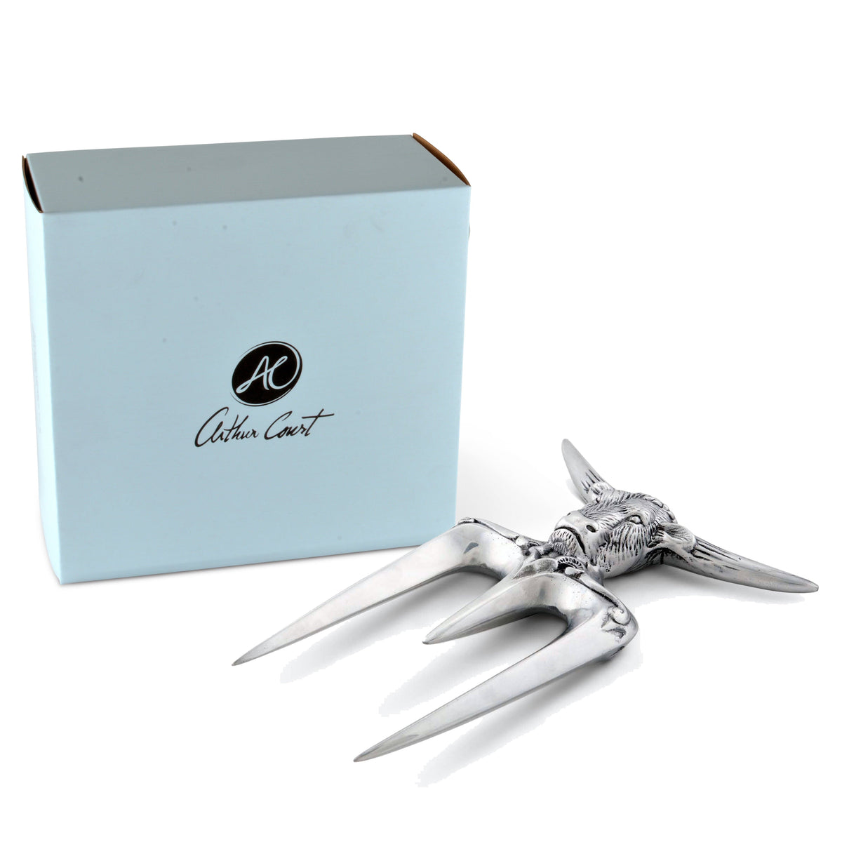 Arthur Court Western Frontier Steer Carving Fork