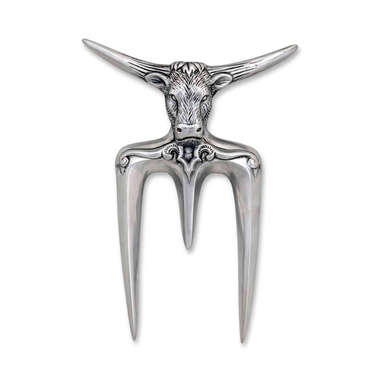 Arthur Court Western Frontier Steer Carving Fork