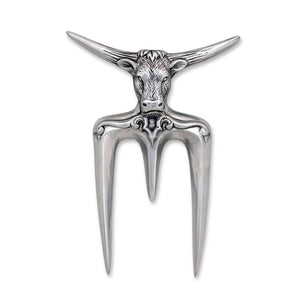 Arthur Court Western Frontier Steer Carving Fork