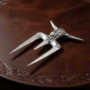 Arthur Court Western Frontier Steer Carving Fork