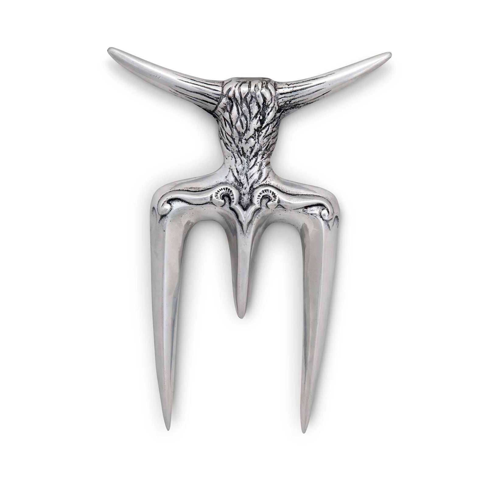 Arthur Court Western Frontier Steer Carving Fork