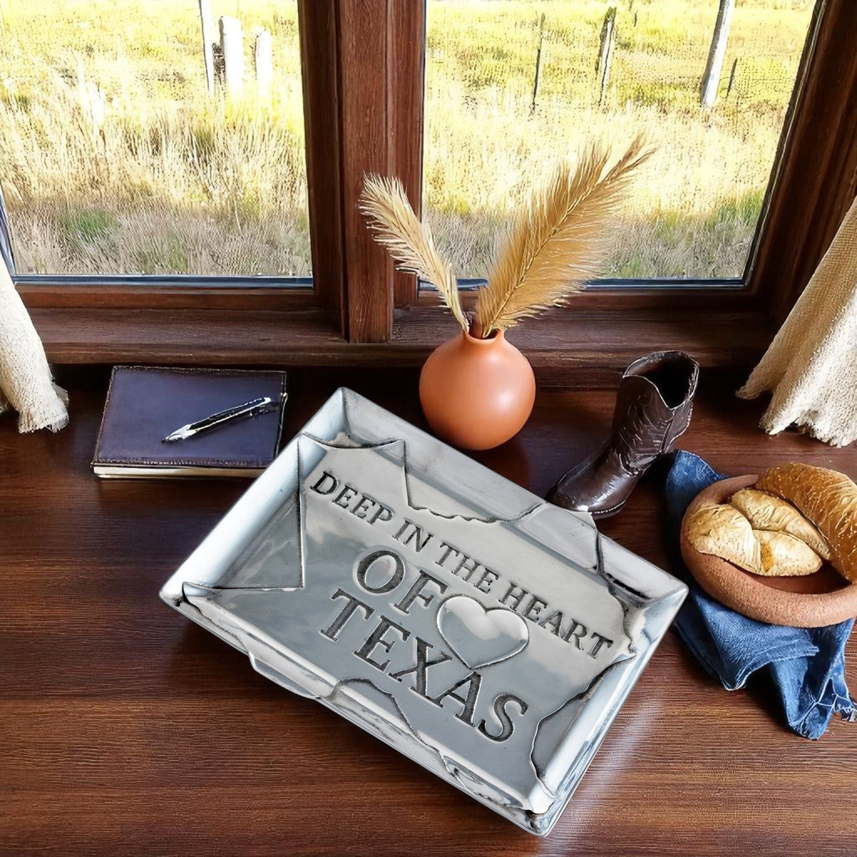 Arthur Court Western Frontier Texas Catch All