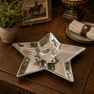 Arthur Court Western Frontier Texas Chip and Dip
