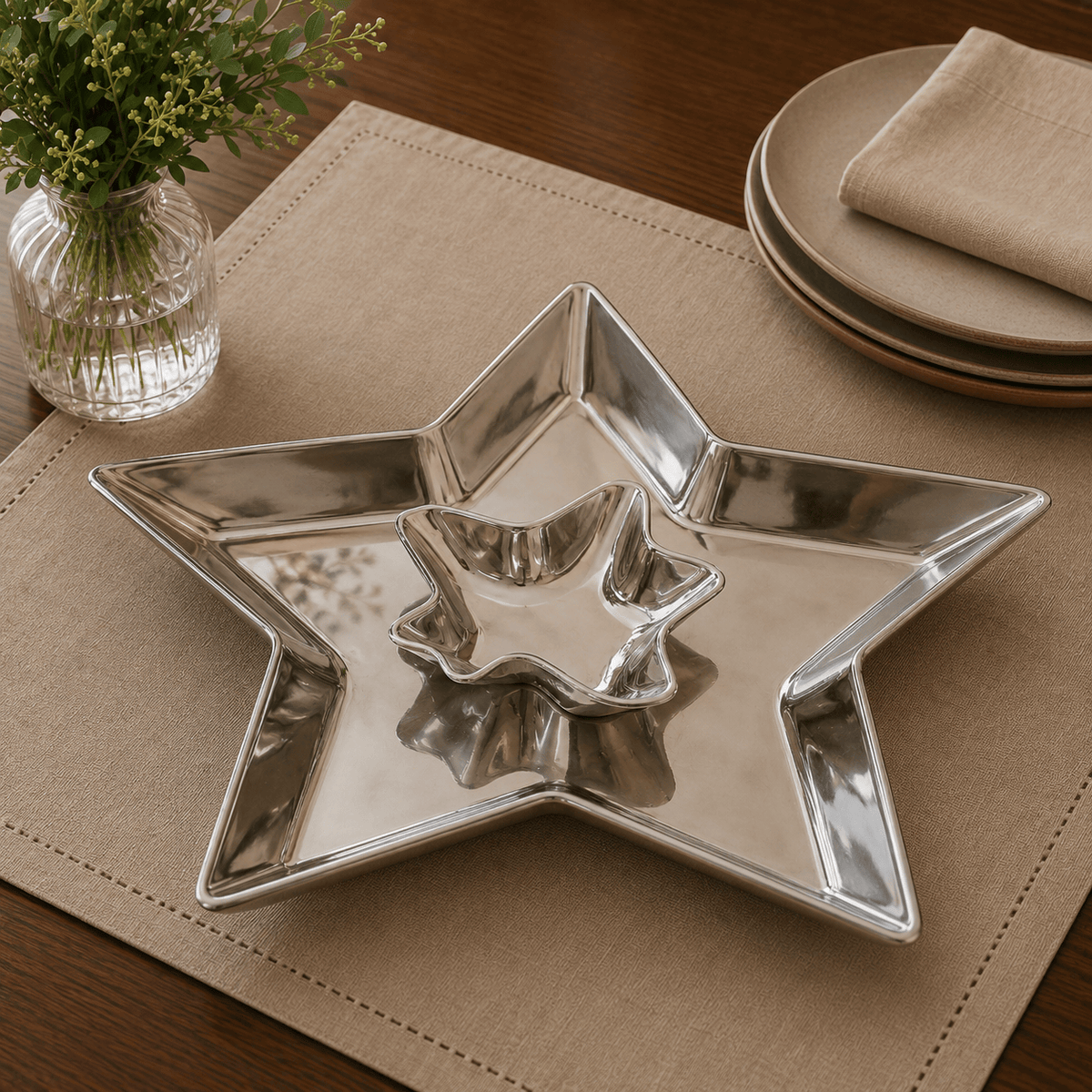 Arthur Court Western Frontier Texas Chip and Dip