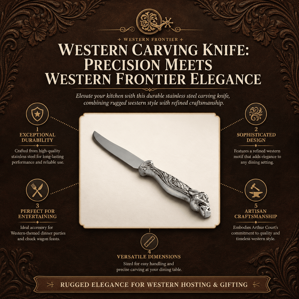 Arthur Court Western Frontier Western Carving Knife