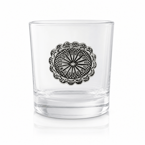 Arthur Court Western Frontier Western Concho Bar Glasses Set of 4