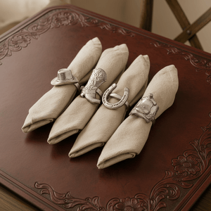 Arthur Court Western Frontier Western Napkin Rings