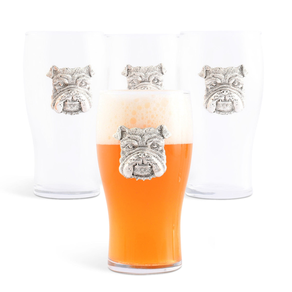 Bulldog pint glasses outlet