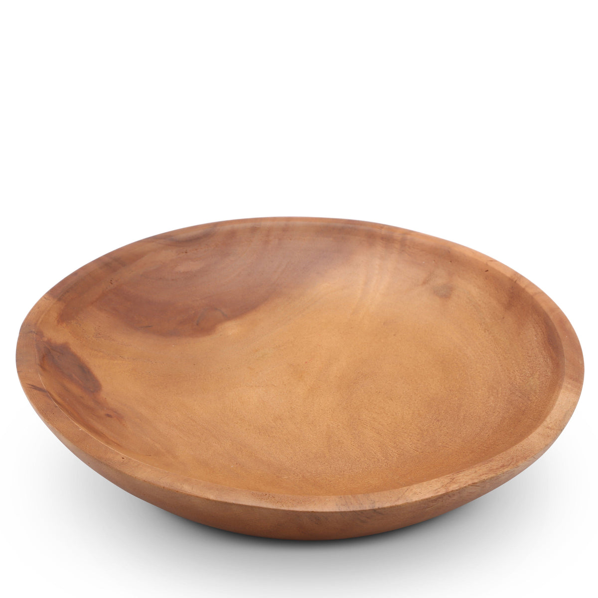 Arthur Court Wood Bowls / Boards Calabash Round Acacia Wood Salad  Bowl
