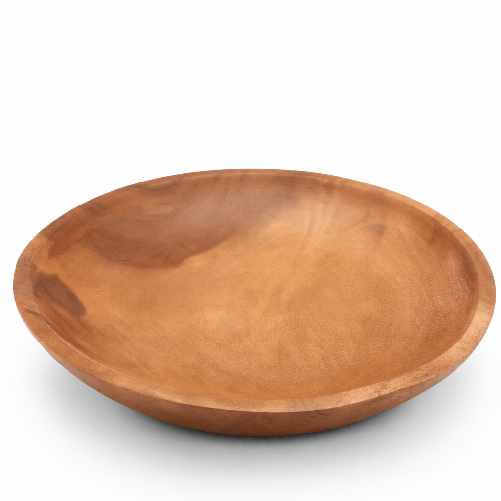Arthur Court Wood Bowls / Boards Calabash Round Acacia Wood Salad  Bowl