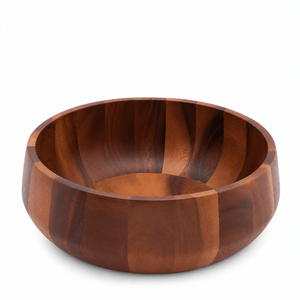 Arthur Court Wood Bowls / Boards Modern Round Acacia Wood Salad  Bowl Large