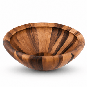 Arthur Court Wood Bowls / Boards Salinas Style Wooden Acacia Salad Bowl Large