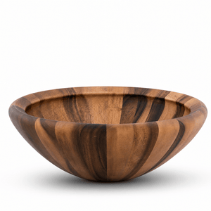 Arthur Court Wood Bowls / Boards Salinas Style Wooden Acacia Salad Bowl Large