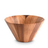 Arthur Court Wood Bowls / Boards Straight Side Wooden Acacia Salad Bowl Large