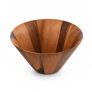 Arthur Court Wood Bowls / Boards Straight Side Wooden Acacia Salad Bowl Large