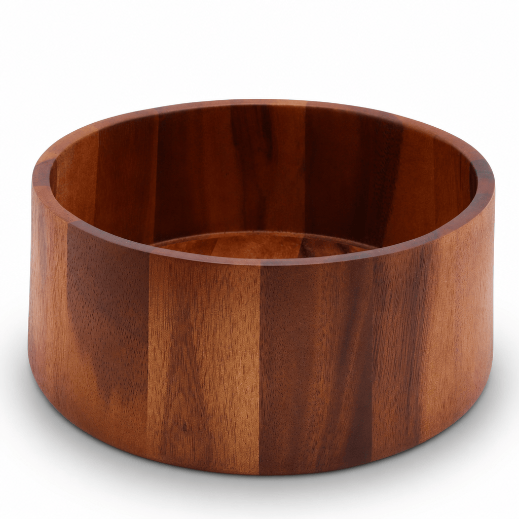 Arthur Court Wood Bowls / Boards Tulip Shape Acacia Wood Salad Bowl Large