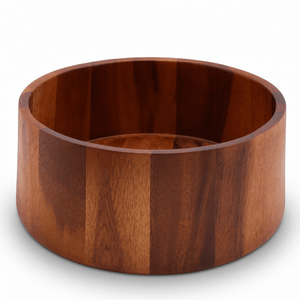 Arthur Court Wood Bowls / Boards Tulip Shape Acacia Wood Salad Bowl Large