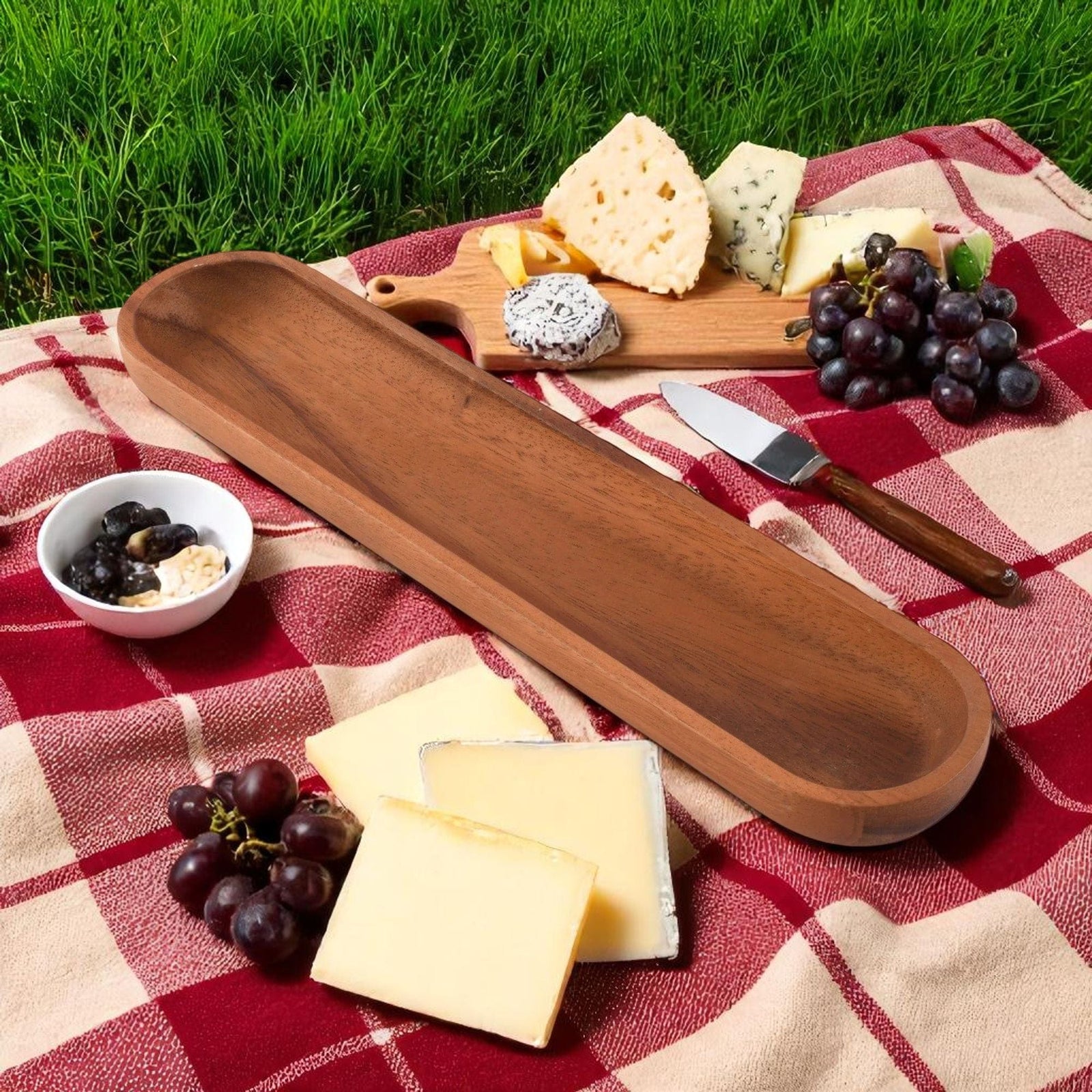Arthur Court Wood Bowls / Boards Wood Cracker Tray