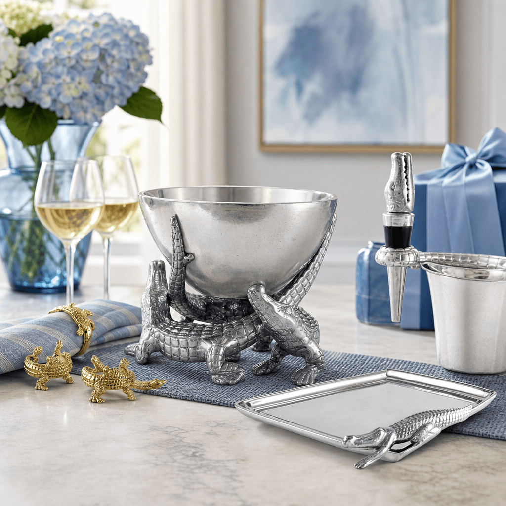 Alligator Decor & Gift Ideas for Home Entertaining