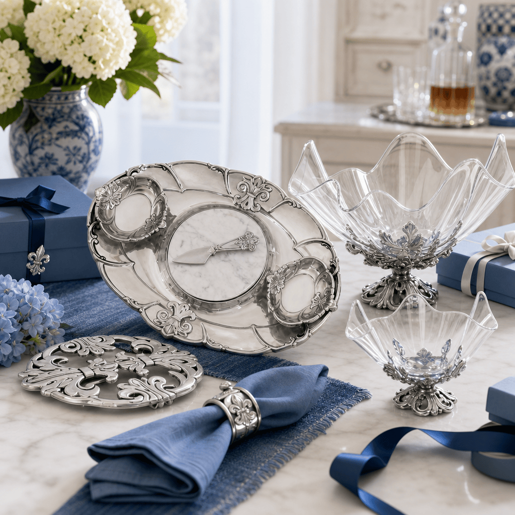 Fleur De Lis Decor: Gift Ideas & Entertaining Pieces