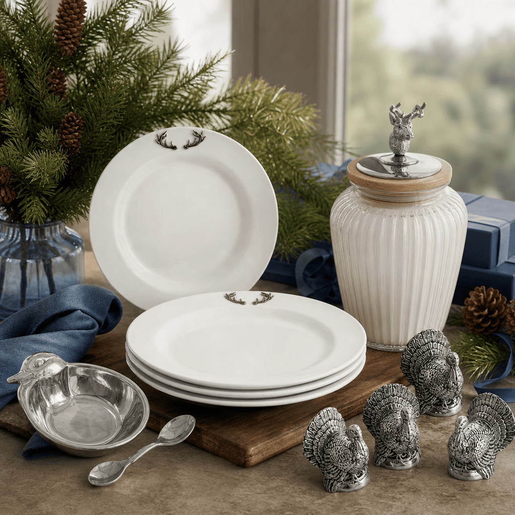 Gift Ideas for Hunters: Antler Serveware & Home Decor