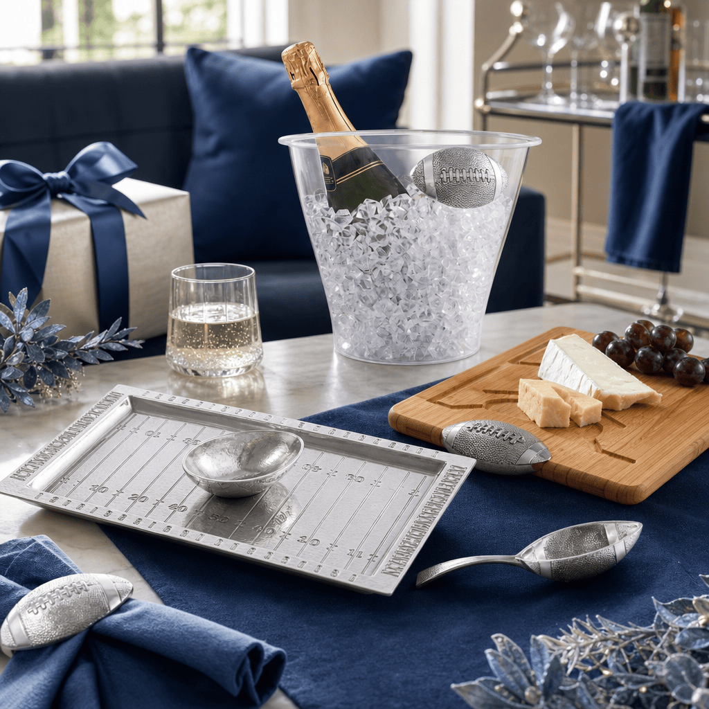 Tailgate Host Gifts: Football Barware & Entertaining Essentials