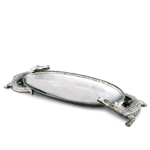 Arthur Court Alligator Alligator Centerpiece Tray