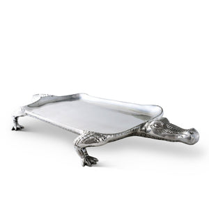 Arthur Court Alligator Alligator Figural Platter