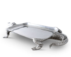 Arthur Court Alligator Alligator Figural Platter