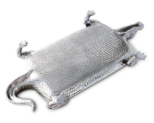 Arthur Court Alligator Alligator Figural Platter