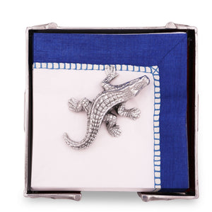 Arthur Court Alligator Alligator Napkin Weight