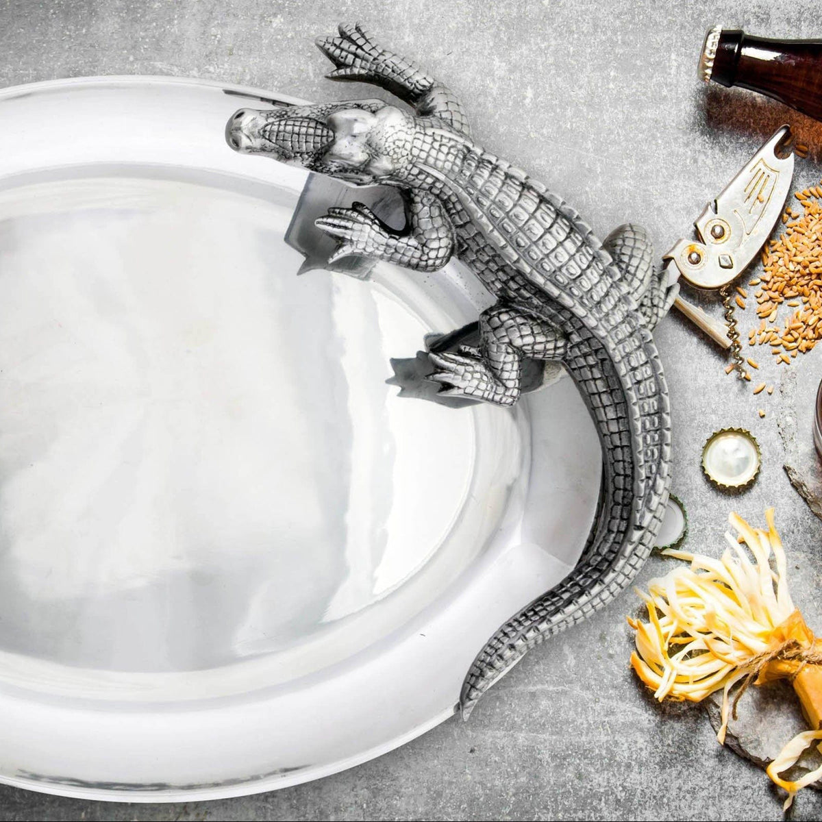 Arthur Court Alligator Paper Towel Holder - Arthur Court Designs
