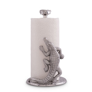 Arthur Court Alligator Alligator Paper Towel Holder