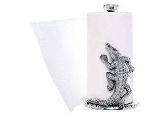 Arthur Court Alligator Alligator Paper Towel Holder