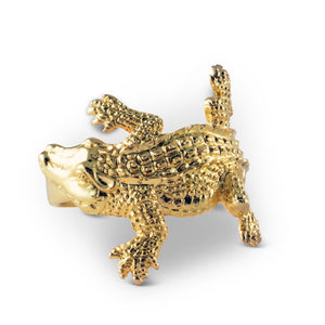 Arthur Court Alligator Gold Alligator Napkin Rings