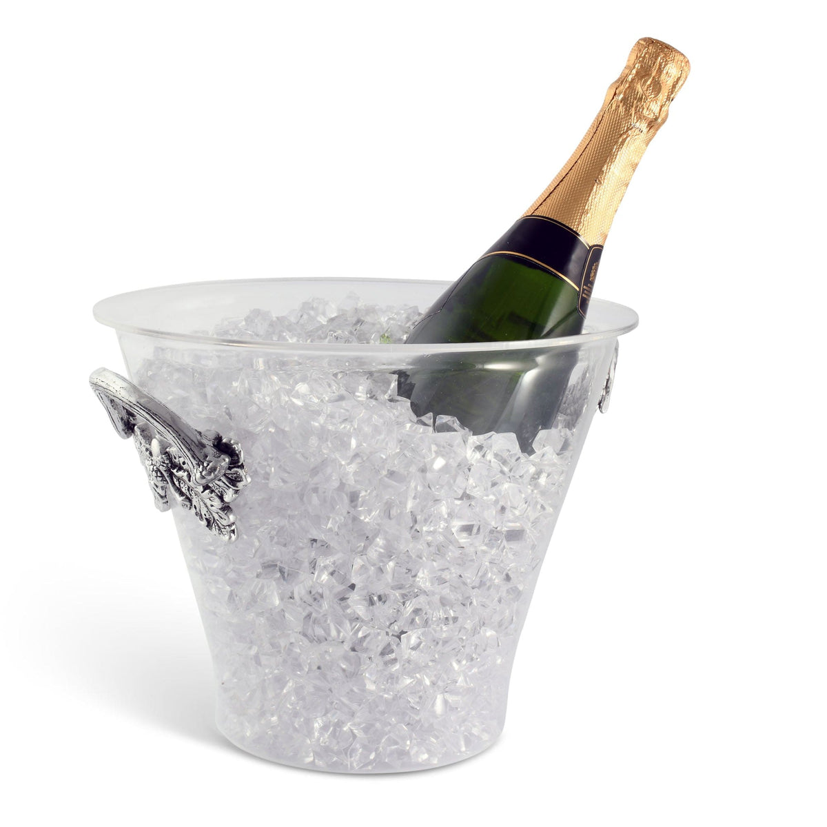 Arthur Court Antler Antler Handle Acrylic Ice Bucket