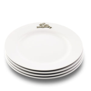 Arthur Court Bunny Bunny / Rabbit Melamine Lunch Plates - Set of 4
