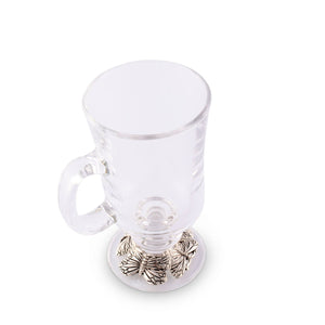 Arthur Court Butterfly Butterfly Glass Mugs