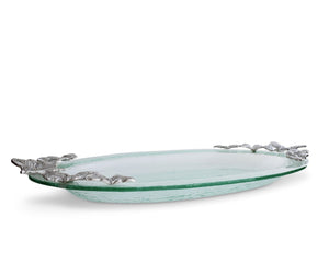 Arthur Court Butterfly Butterfly Glass Platter