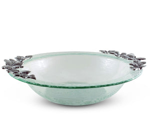 Arthur Court Butterfly Butterfly Glass Salad Bowl