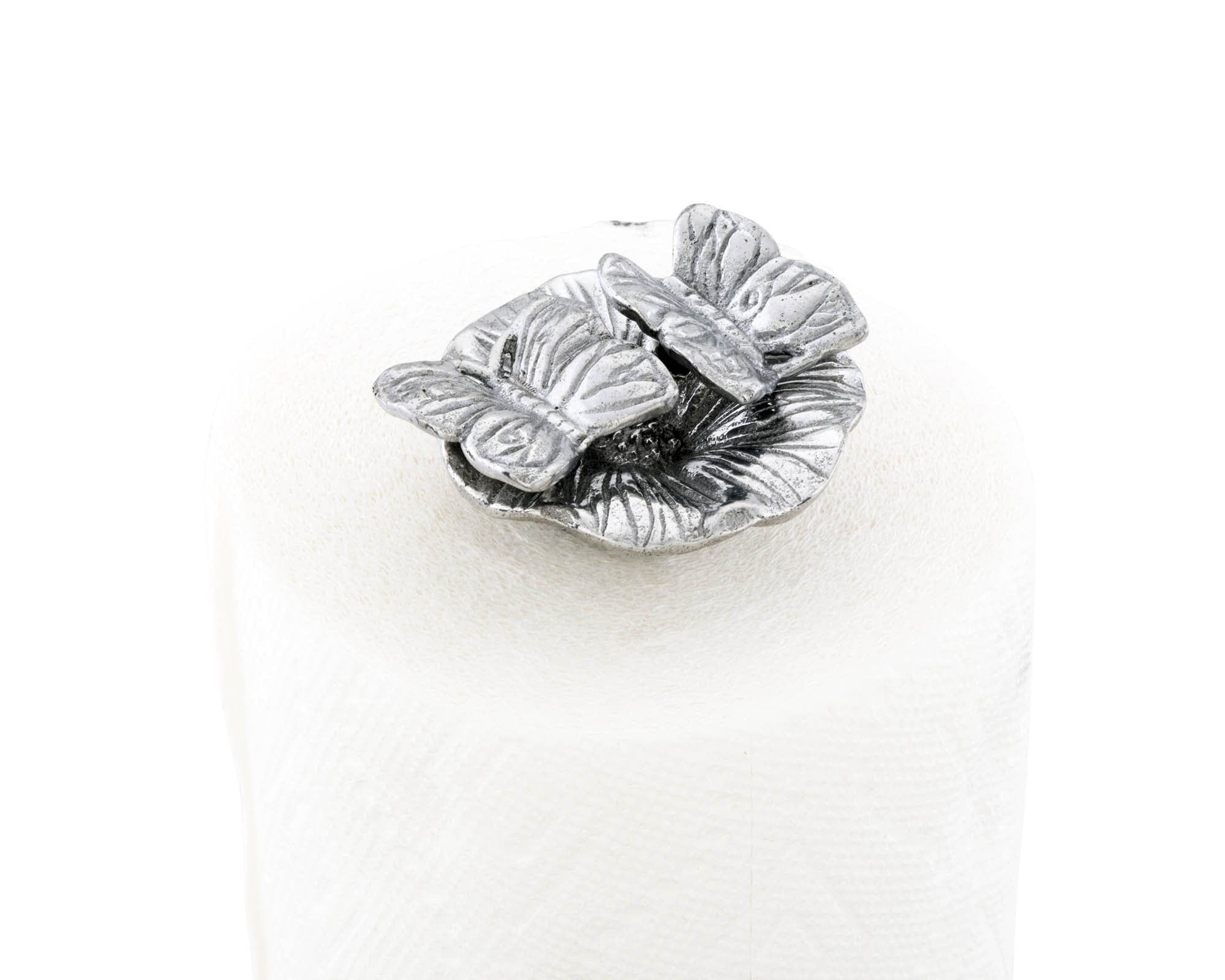 Silver Butterfly Paper Towel Holder – MGallerieDecor