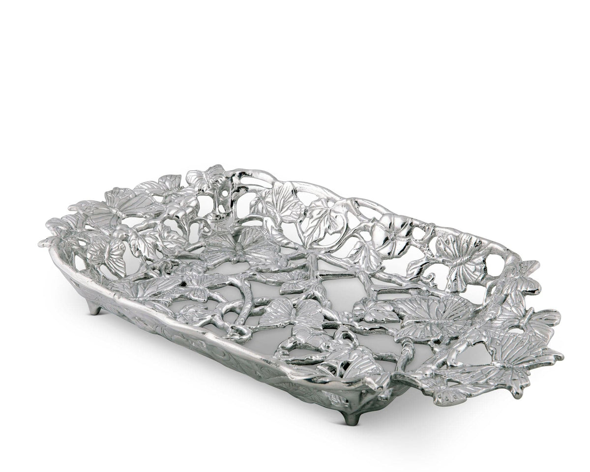 Arthur Court Butterfly Butterfly Pyrex Holder 3qt