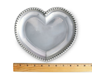 Arthur Court Classic / Engravable Engravable Beaded Heart Tray