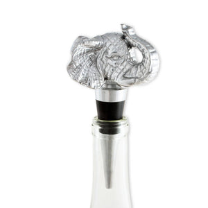 Arthur Court Elephant Elephant Bottle Stopper