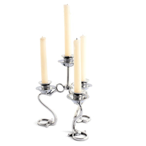 Arthur Court Equestrian Equestrian Bit Four Light Candlestick