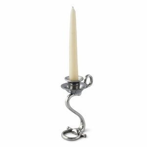 Arthur Court Equestrian Equestrian Bit Single Candlestick