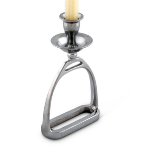 Arthur Court Equestrian Equestrian Stirrup Candlestick