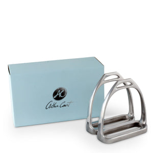 Arthur Court Equestrian Equestrian Stirrup Napkin Holder