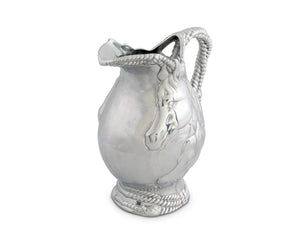 Arthur Court Equestrian Horse and Rope Pitcher